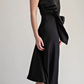 Layla Asymetrical Dress- Black
