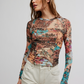 Free People Ariana Long Sleeve Ruched Top