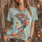 Jaded Gypsy Moon Dance Tee – Floral Dreams