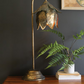Antique Brass Tulip Table Lamp