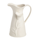 White Flower Pitcher