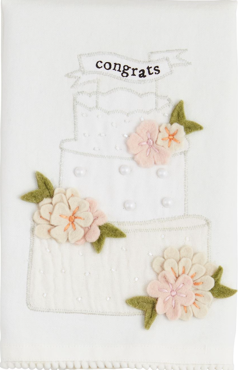 Congrats Wedding Tea Towel
