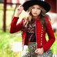 JG Red Military Jacket