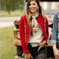 JG Red Military Jacket