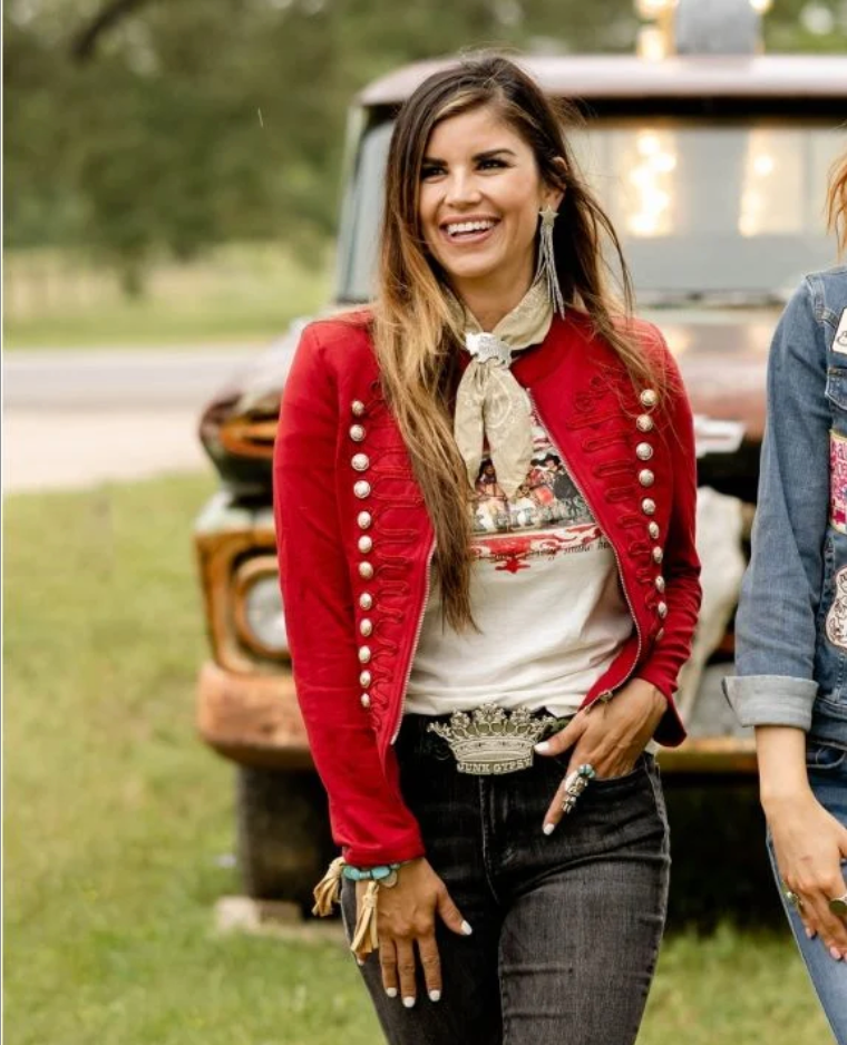 JG Red Military Jacket