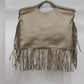 Milio Milano Fringed Leather Bag Putty