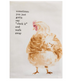 Chicken Farm Icon Towel