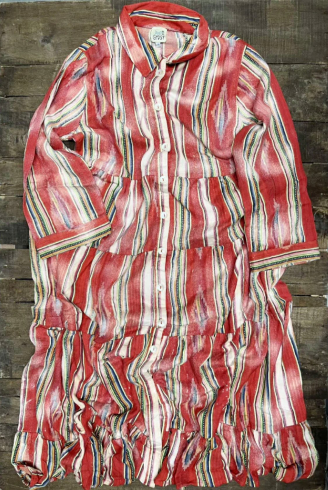 Trunk Show Southwest Sunset Duster RED