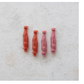 Unscented Coral Leopard Taper Candles