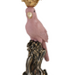 Parrot on a Branch Taper Candle Holder