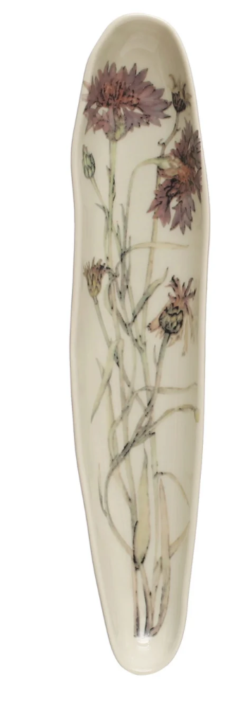 Stoneware Floral Platter