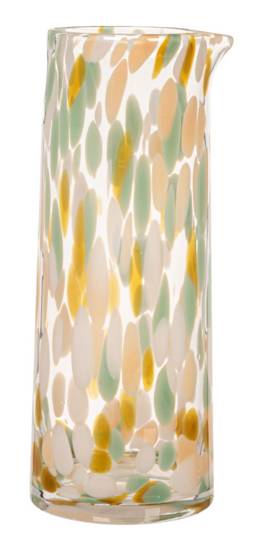 Colorful Confetti Glass Pitcher