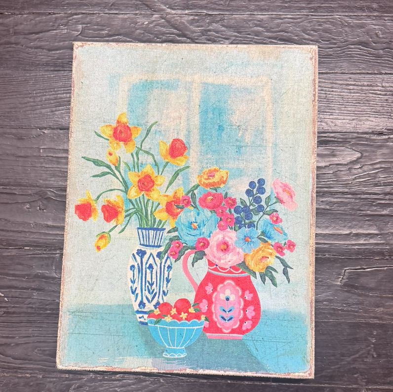 Flowers in Vases Wall Decor