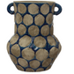 Terra-cotta Vase with Wax Relief Dots and Handles