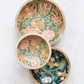 Mango Wood Decorative Enamel Floral Design
