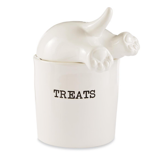 Dog Tail in The Air Treat Canister