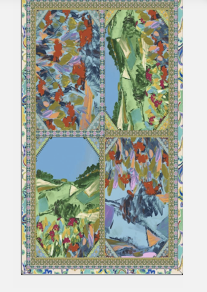 Johnny Was Torenia Travel Blanket