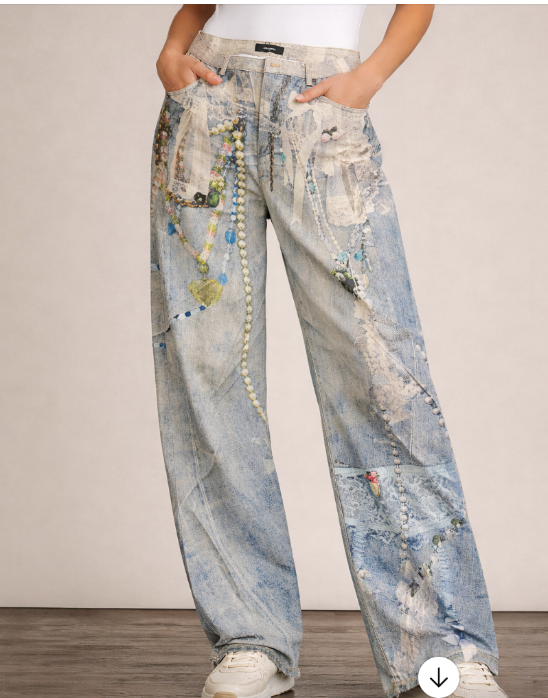 Madonna Printed Jeans