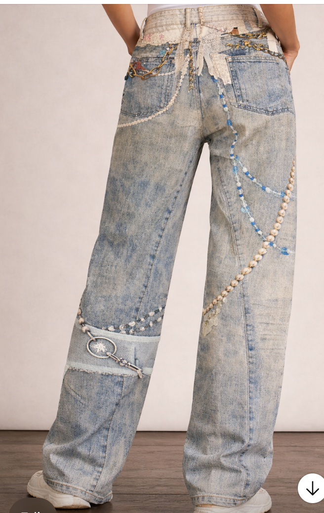 Madonna Printed Jeans