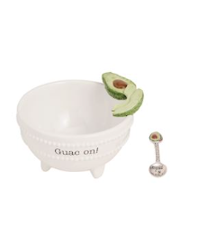 Guacamole Icon Dip Bowl Set