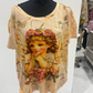 Flower Printed Angel Top