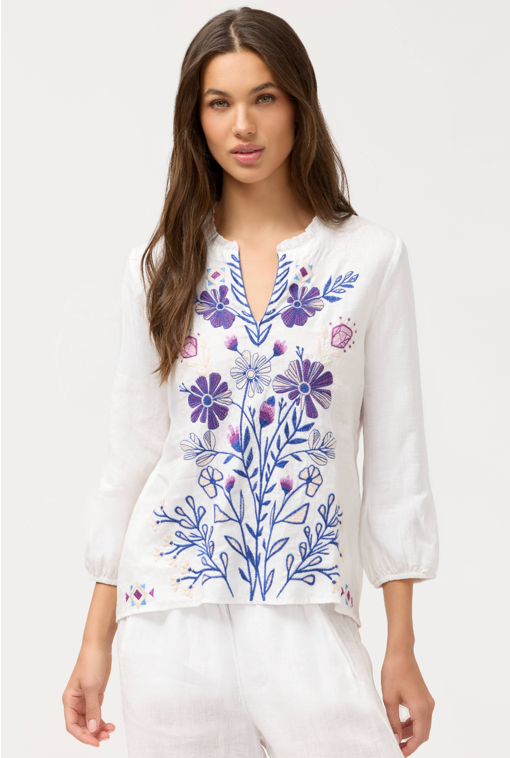 RUFFLE FIELD BLOUSE