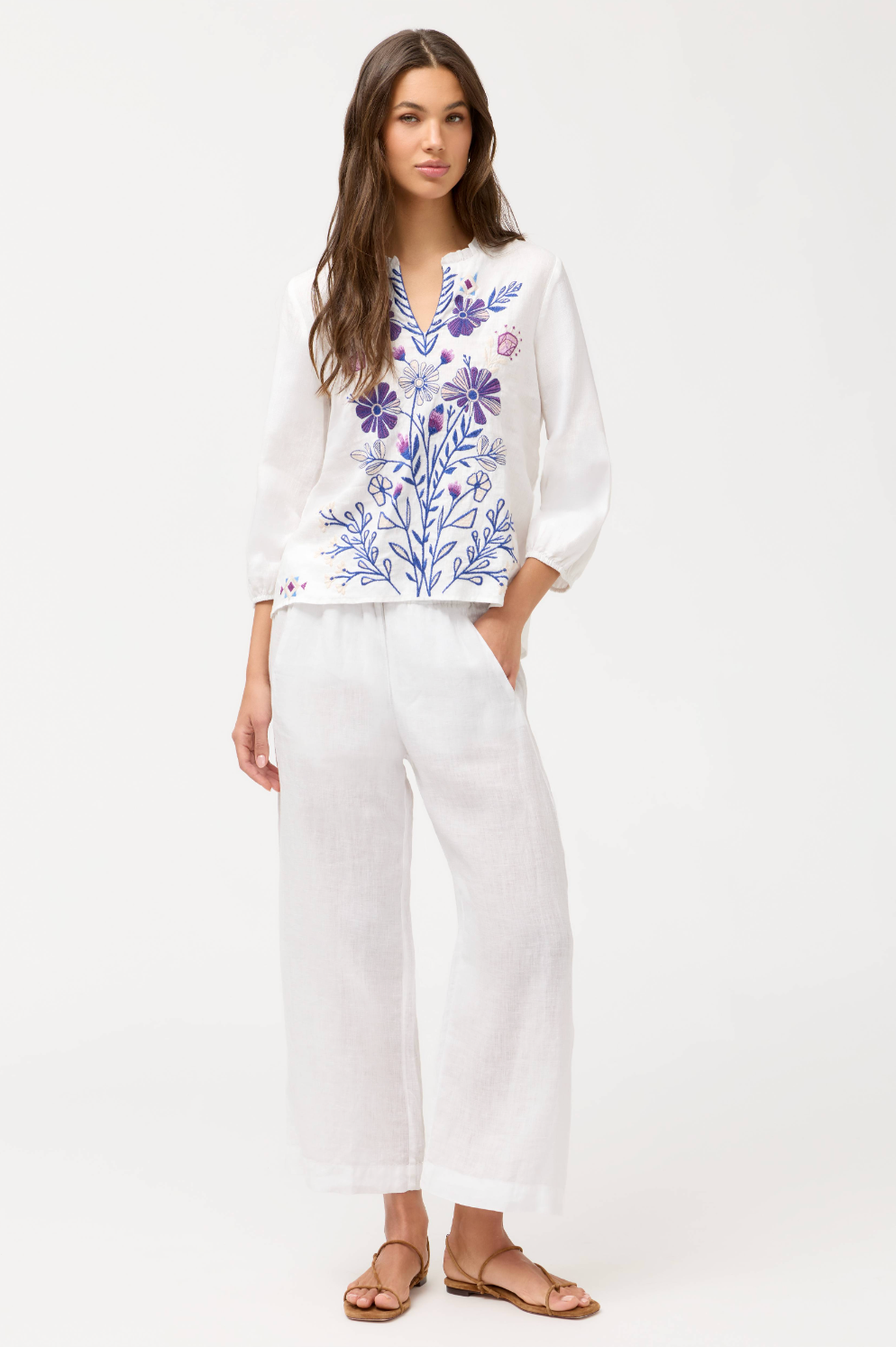 RUFFLE FIELD BLOUSE
