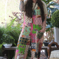 Jaded Gypsy Patchwork Gardens Overalls OS