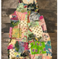 Jaded Gypsy Patchwork Gardens Overalls OS