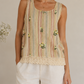 Jaded Gypsy Moon Flower Tank