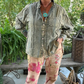 Jaded Gypsy Star Gazing Top -Vintage Moss OS