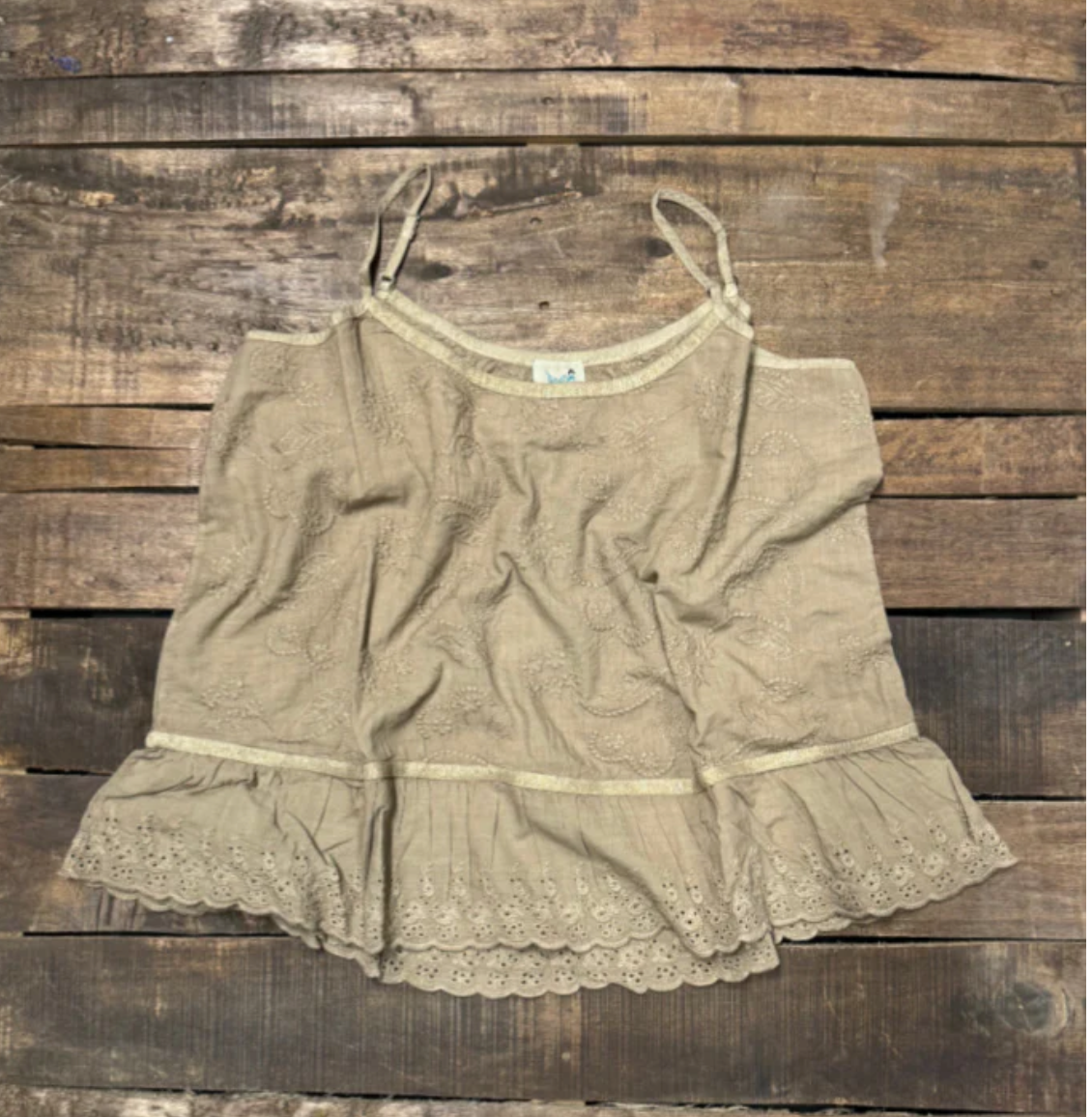 Jaded Gypsy Evening Beauty Tank - Taupe