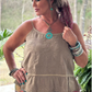 Jaded Gypsy Evening Beauty Tank - Taupe