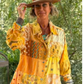 Jaded Gypsy Patchwork Sunrise Top -Sunshine OS
