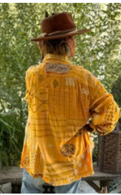 Jaded Gypsy Patchwork Sunrise Top -Sunshine OS