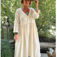 Jaded Gypsy Breezy Afternoon Dress - Parchment OS