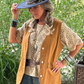 Jaded Gypsy Harvest Winds Vest Camel - OS