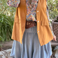 Jaded Gypsy Harvest Winds Vest Camel - OS