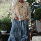 Jaded Gypsy Patchwork Skies Ruffle Skirt