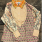 Jaded Gypsy Harvest Treasures Tunic- Apricot Plaid