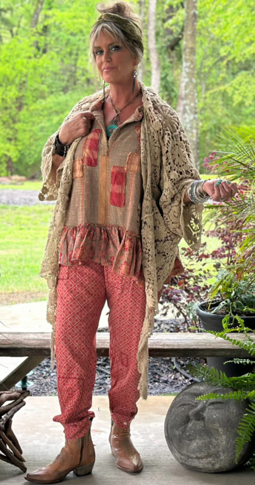 Jaded Gypsy Traveler Pants- Diamond Dreams