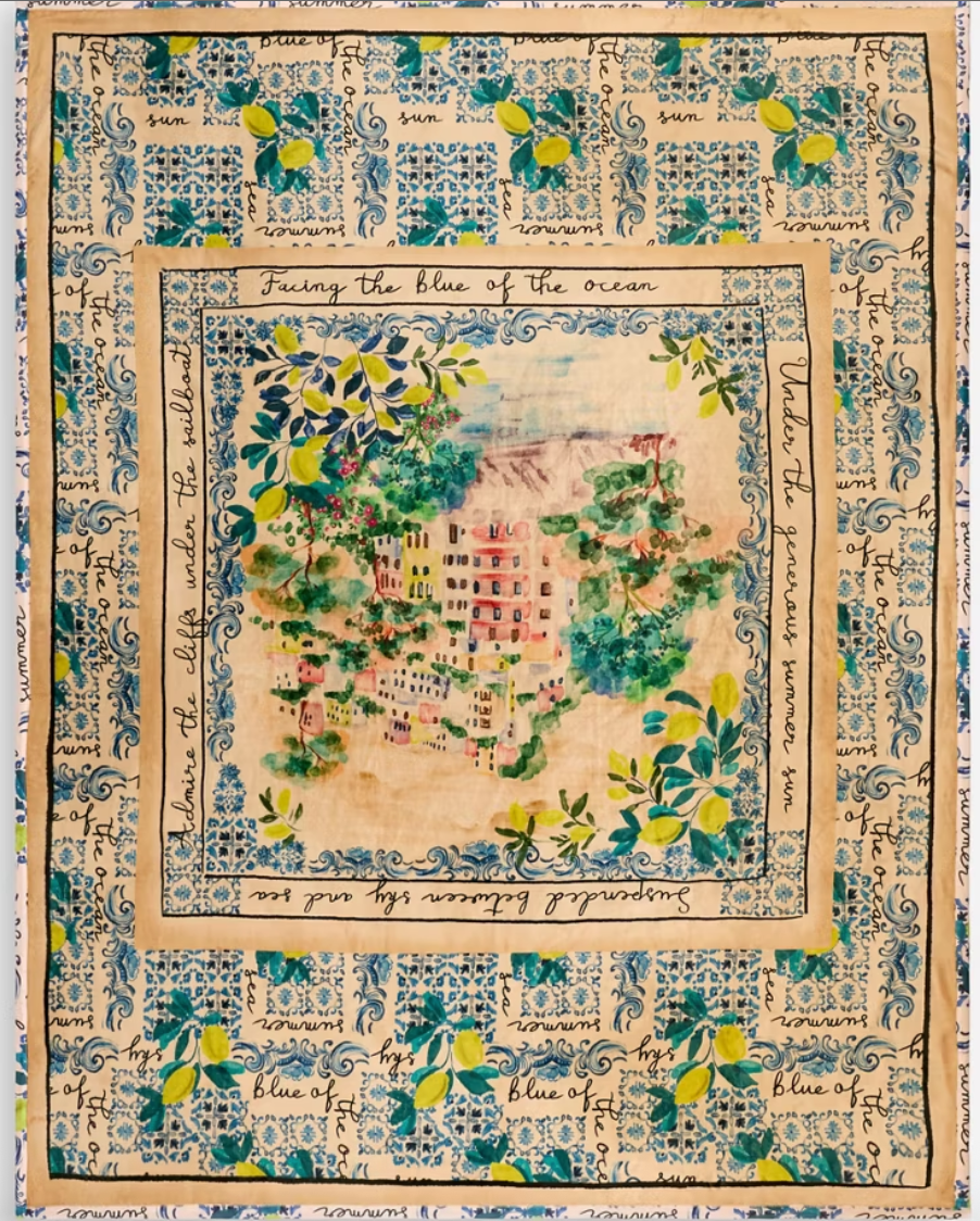 Johnny Was Olympe Scarf Travel Blanket