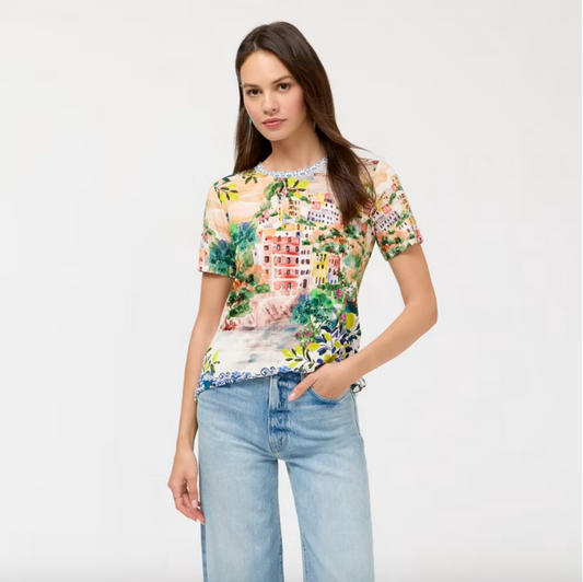 Johnny Was The Janie Favorite Short Sleeve Crew Neck