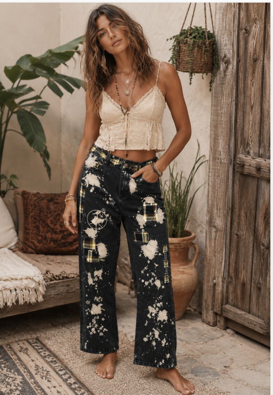 Jaded Gypsy Peaceful Walks Jeans