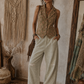 Jaded Gypsy Spellbound Vest - Chocolate Floral