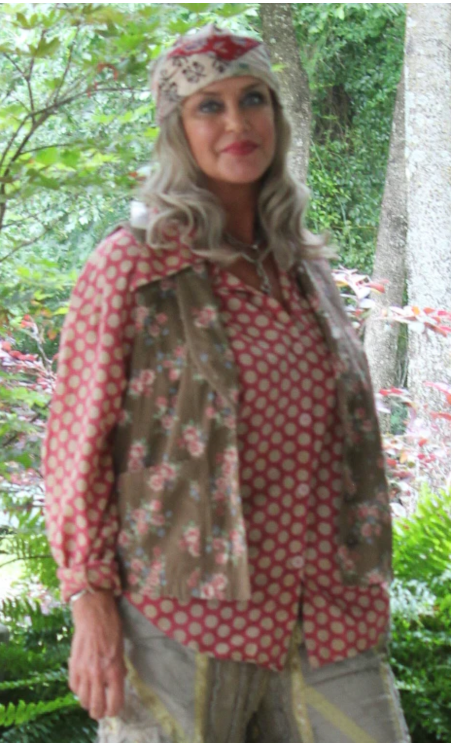 Jaded Gypsy Spellbound Vest - Chocolate Floral