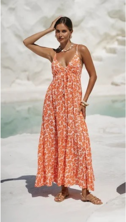 Khush Morya Dress -Coral