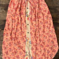 Jaded Gypsy Floral Meadows Skirt- Rose