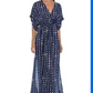 Khush Poppy Dress-Current Navy