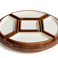 Lazy Susan With 5 Condiment Sections
